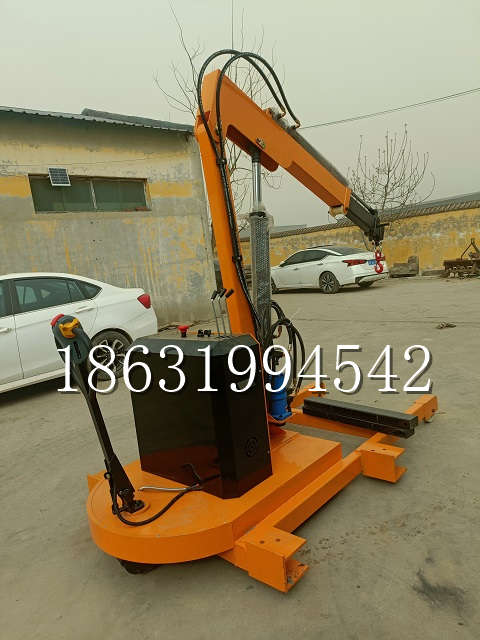 保德县自卸车厢随车吊 自制轮式四不像起重机 四驱平板吊 5吨 贵盛